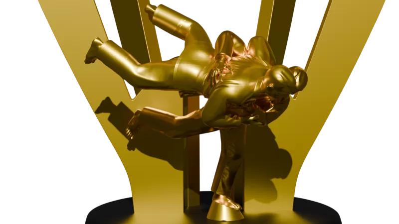 3D Judo Trophy – Premium Model for 3D Printing! - Model preview 6