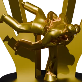 3D Judo Trophy – Premium Model for 3D Printing! - Model thumbnail 6