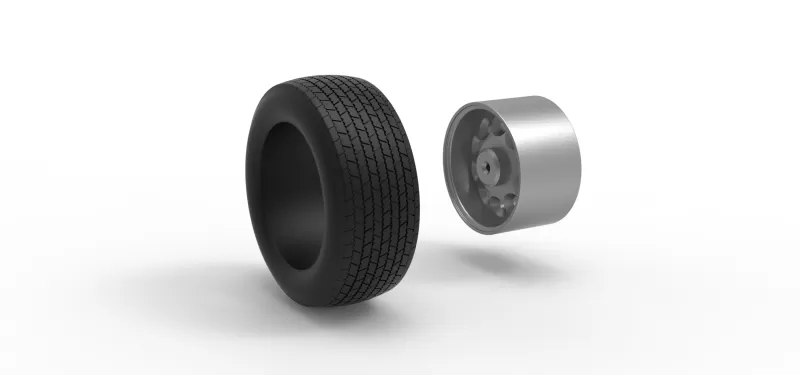 Wheel of Dirt Modified stock car V3 Scale 1:25 - Model preview 10