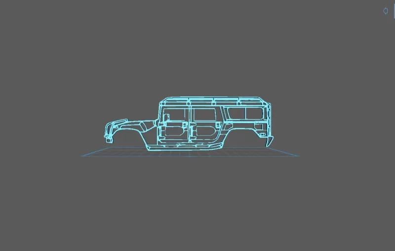 Hummer - H1 Alpha Wall Art - Model preview 1