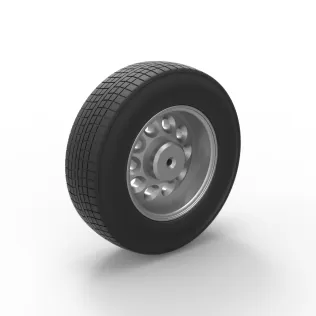 Car wheel 11 Scale 1:25 - Model thumbnail 9