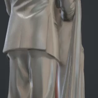 paar küsst sich - Model thumbnail 2