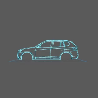 BMW - X3 F25 2011 Wall Art