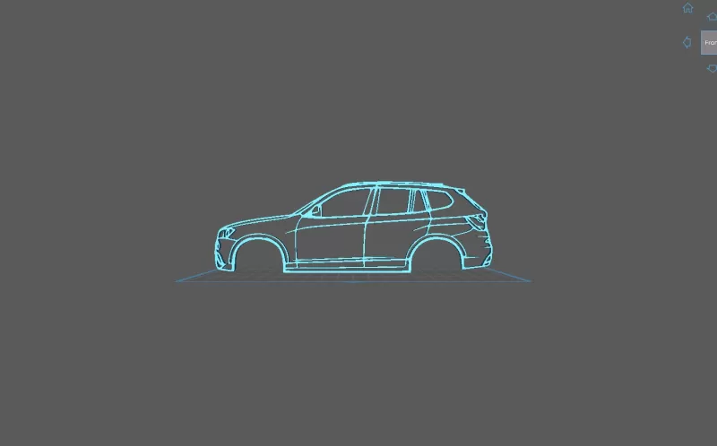 BMW - X3 F25 2011 Wall Art - Model preview 1