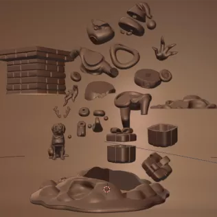 Grinch – Christmas Diorama Tree Ornament & Home Decor | STL + Bl - Model thumbnail 11