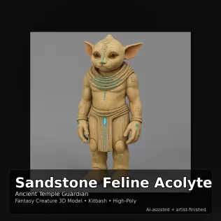 Fantasy Creature Kitbash Collection (High-Poly Character Pack) - Model thumbnail 6