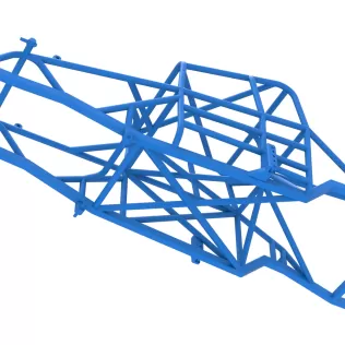 Frame of Canadian vintage modified stock car Scale 1:25 - Model thumbnail 3