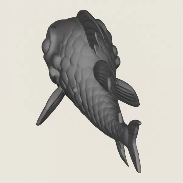Fish 02 Print Ready 3D Model - Model preview 5