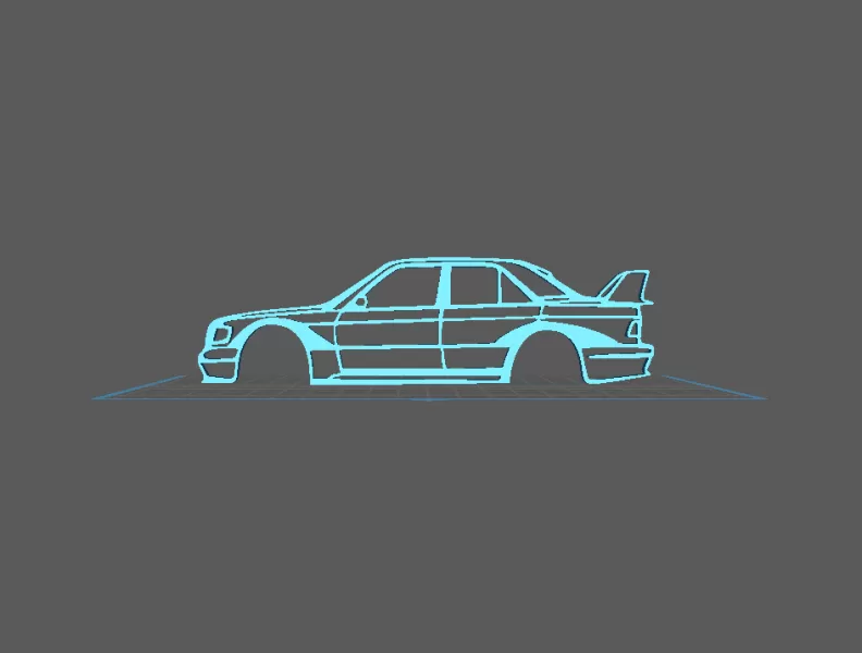 Mercedes - Evo 2 Wall Art - Model preview 2