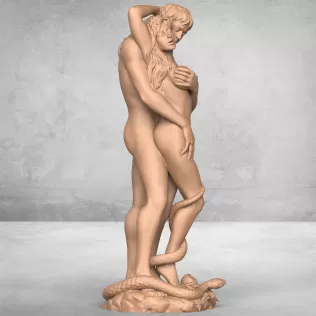 Adam And Eve Statue - Model thumbnail 6