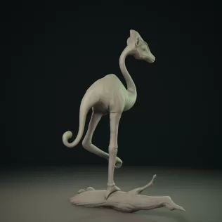 Marsh Alien Creature Kamtsigo 3D print model - Model thumbnail 2