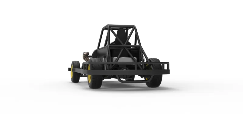 New Zealand Vintage Stock car Base Scale 1:25 - Model preview 14