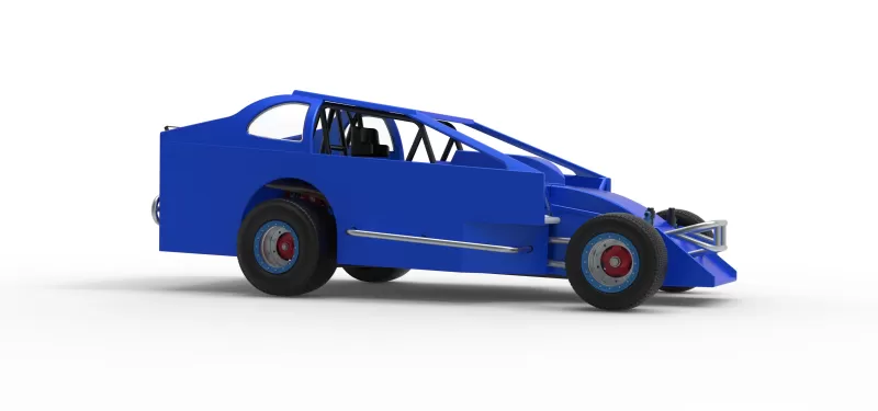 Northeast Dirt Modified stock car Version 2 Scale 1:25 - Model preview 25
