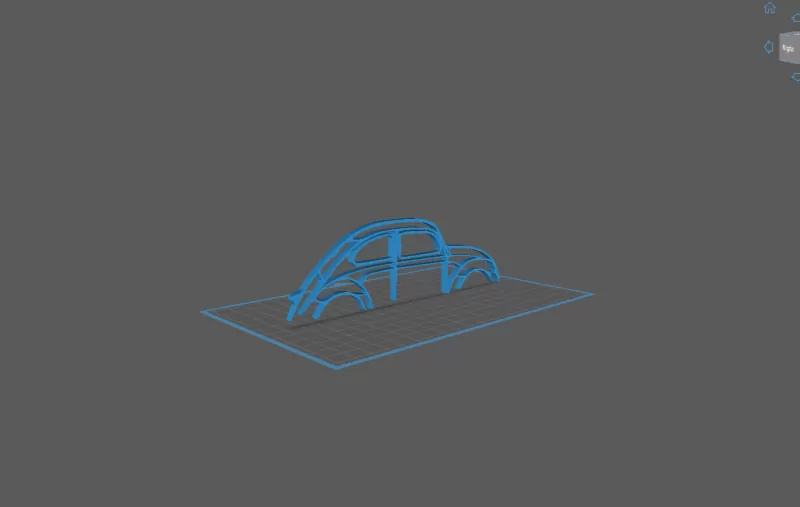 Volkswagen - Beetle retro Wall Art - Model preview 1