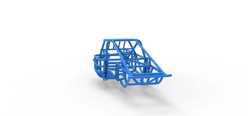 Frame of Super Dirt Late model Scale 1:25 - Model preview 10