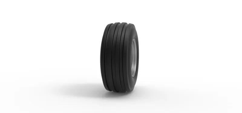 Front tractor wheel Version 5 Scale 1:25 - Model preview 3