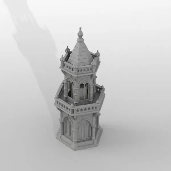 Gothic Candle Tower – Keep - Model preview 4