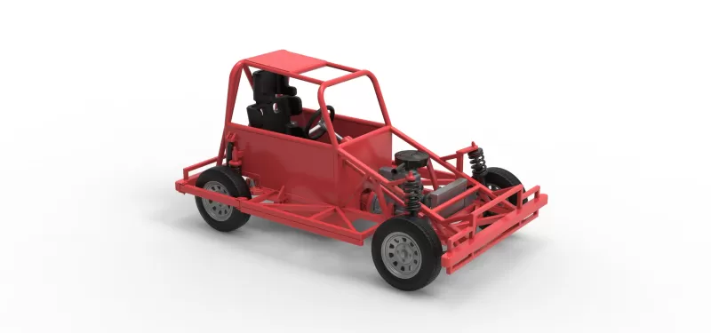 New Zealand Ministock car Base Version 3 Scale 1:25 - Model preview 21