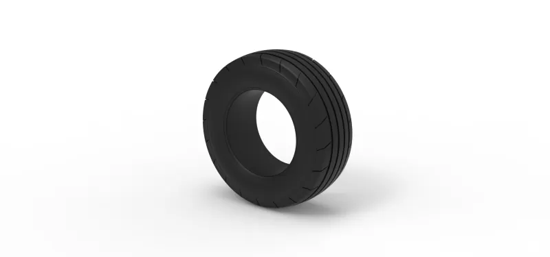 Tractor front tire 4 Scale 1:25 - Model preview 7