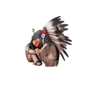 Sad Apache Kids 3D Model
