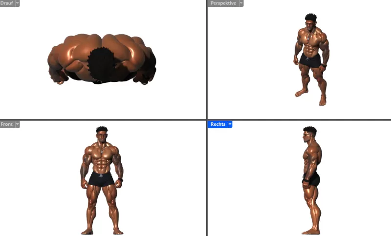 Strong Boy Muscle - Model preview 1