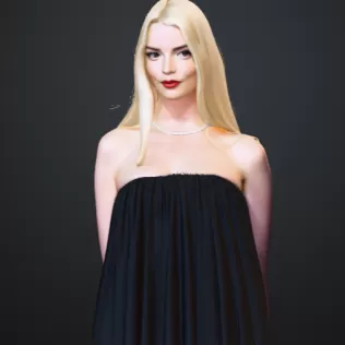 Anya Taylor-Joy 3D Bust Print - Model thumbnail 1