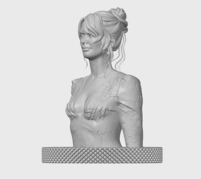 Lena Headey 3D Bust Print - Model preview 4