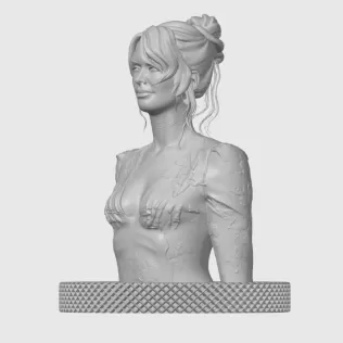 Lena Headey 3D Bust Print - Model thumbnail 4
