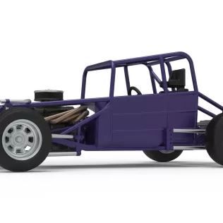 Canadian vintage modified stock car Base Scale 1:25 - Model thumbnail 2