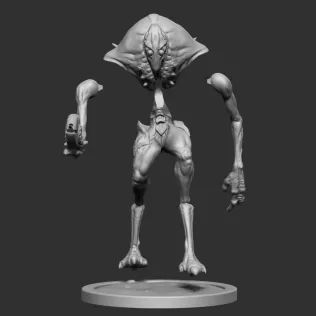 Tauran Alien Creature - Model thumbnail 2