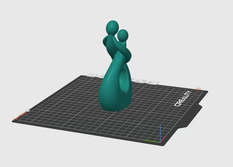 COUPLE SCULTURE - Model preview 4