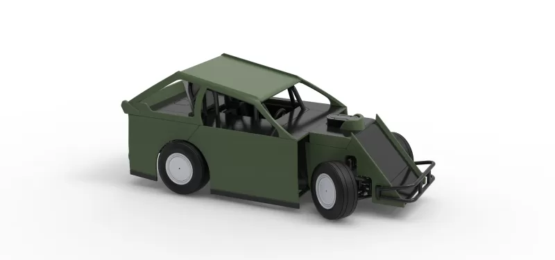 Mod Lite Race car while turning Version 2 Scale 1:25 - Model preview 24