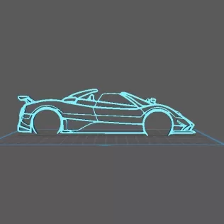 Pagani - Zonda Cinque Wall Art