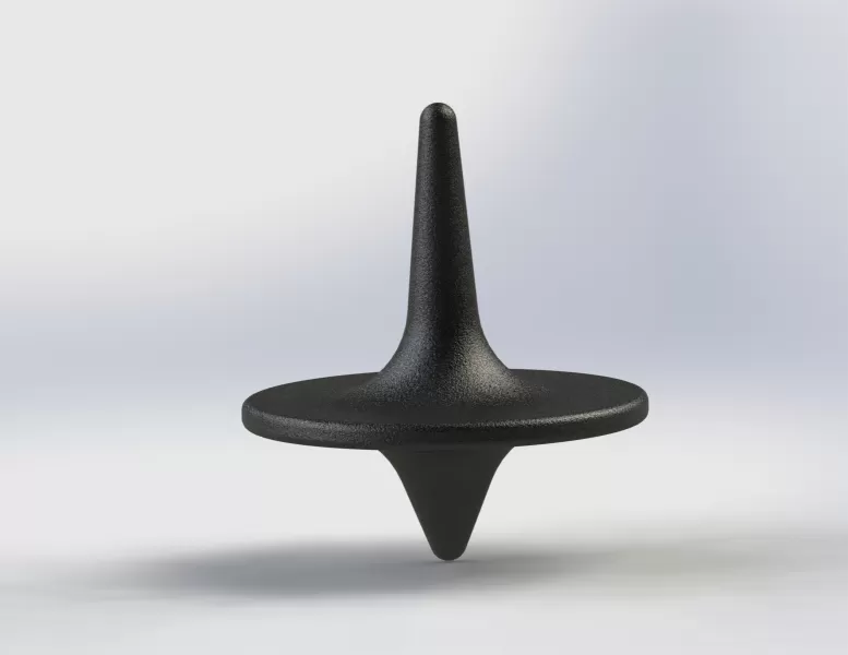 Classic Spinning Top - Model preview 10
