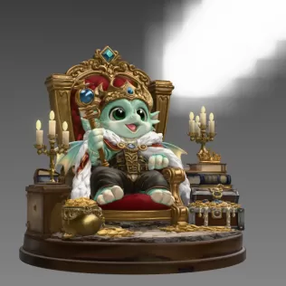 Dragon King STL File for 3D Print - Model thumbnail 7