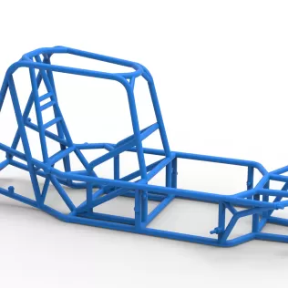 Frame of Silver Crown Car Version 2 Scale 1:25 - Model thumbnail 16