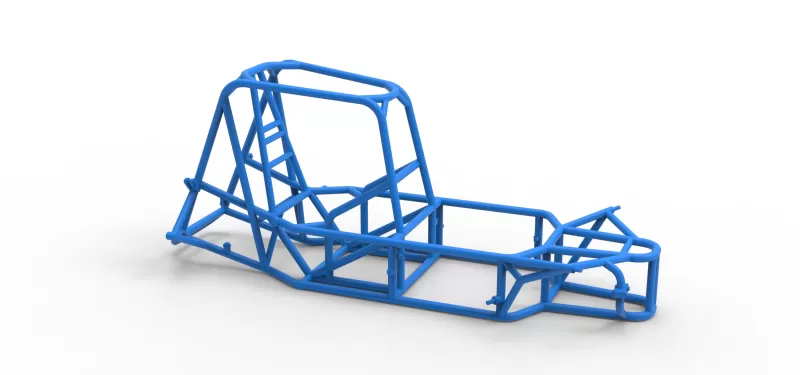 Frame of Silver Crown Car Version 2 Scale 1:25 - Model preview 16
