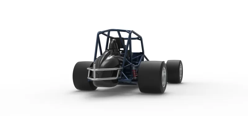 Sprint car Base Version 2 Scale 1:25 - Model preview 19