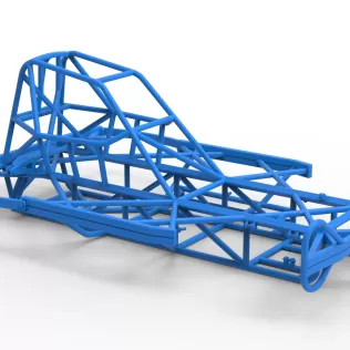 Frame of BriSCA Formula 2 Stock Car Scale 1:25 - Model thumbnail 18