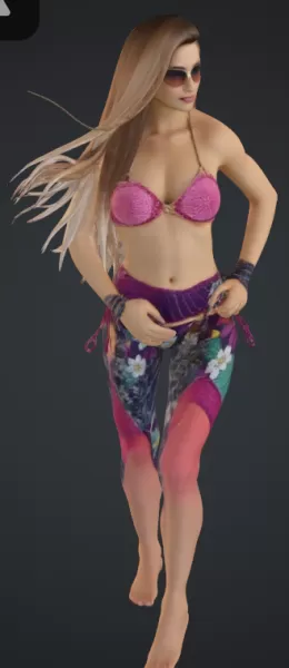 frau im sommer - Model preview 2