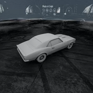 Chevrolet Camaro SS 1967 – 3D Printable Car Model - Model thumbnail 6