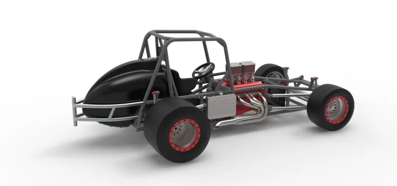 Vintage Pavement Silver Crown Car Base Scale 1:25 - Model preview 20