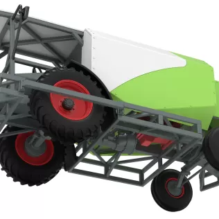 Racing Combine Harvester Scale 1:25 - Model thumbnail 3