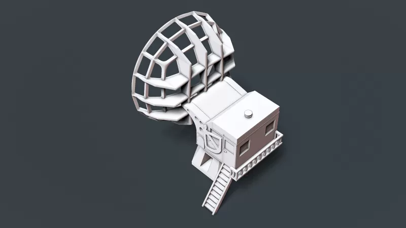 Würzburg Radar #RoZ - Model preview 3