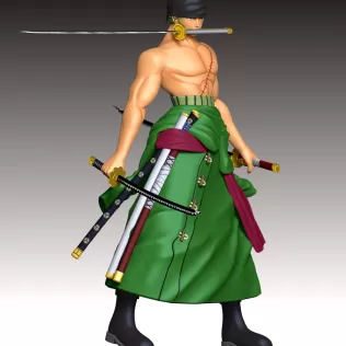 Zoro One Piece Fan Art - Model thumbnail 4