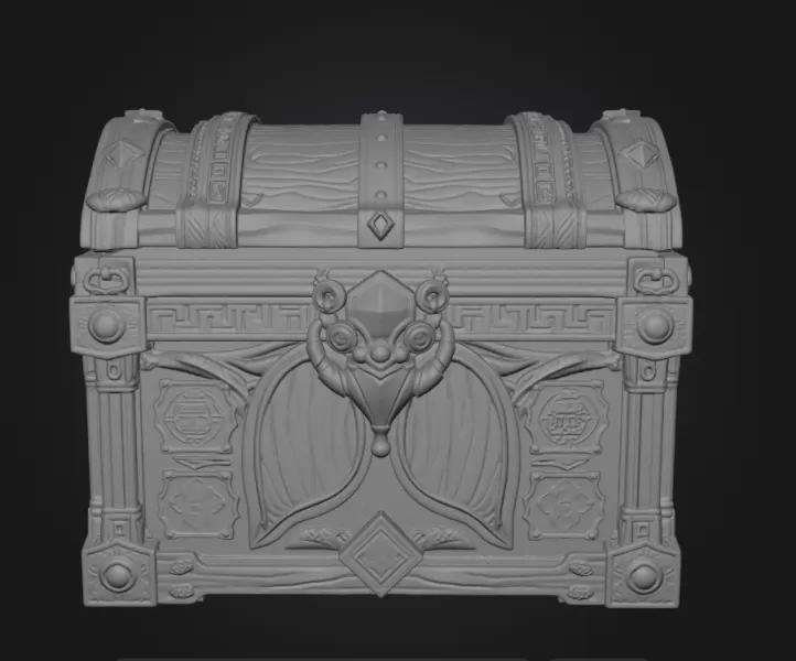 Dungeon chest - Model preview 1