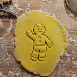 Happy Cute “Cookie Man” Cookie Cutter, Gingerbread Man Cutter - Model thumbnail 2