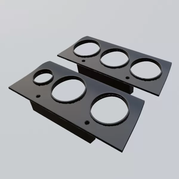 GAUGE POD OPEL ASTRA G - Model preview 3