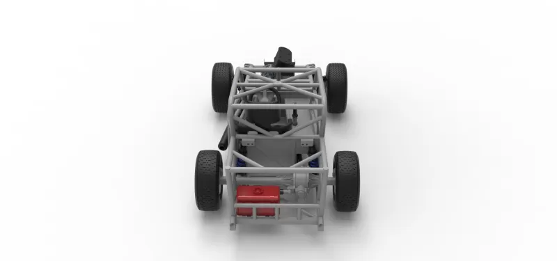 Dwarf car Base Version 2 Scale 1:25 - Model preview 17