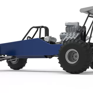Vintage Mud dragster Scale 1:25 - Model thumbnail 13